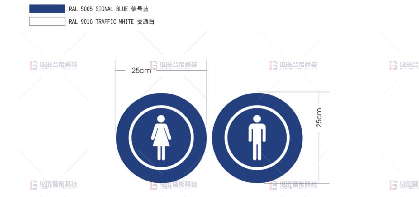 导视系统设计 导视牌设计 户外目视化设计 洗手间指示牌设计