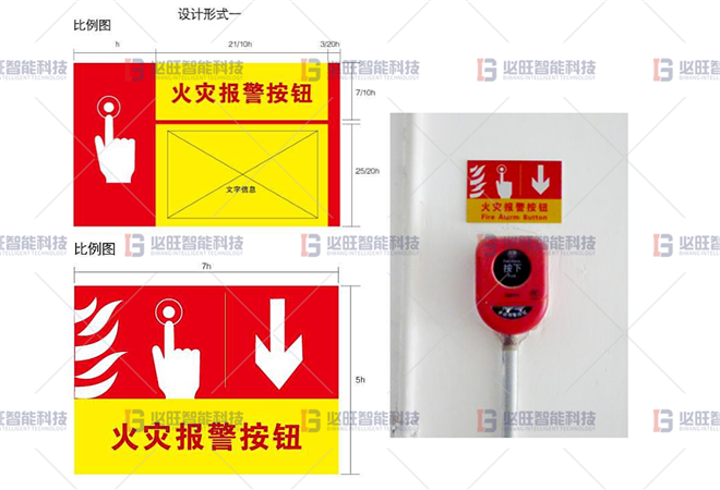 企业消防目视化管理标准 消防器材标识标牌设计